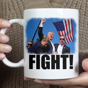 Trump Fight 2024 Mug | Trump Pennsylvania Rally | Trump Fight Mug C1120 - GOP