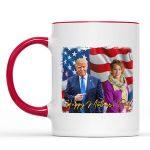 Custom Photo Happy Mother's Day With Trump Mug TH10 64363