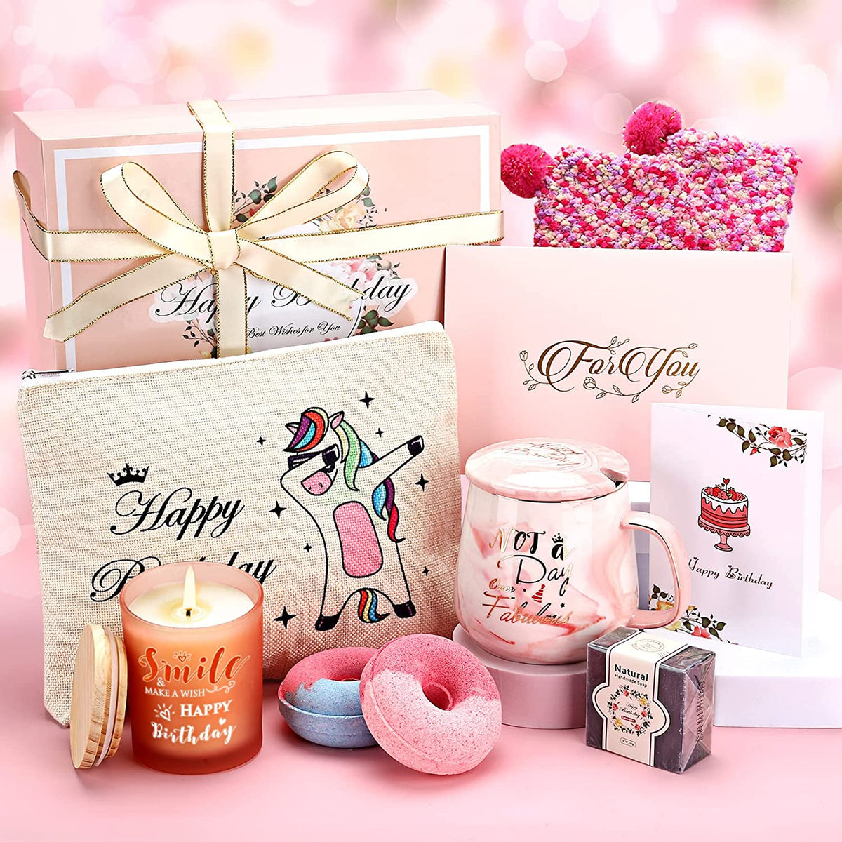 Birthday Gifts for Men Who Have Everything, Mens Birthday Gift Ideas, Unique Personalized Birthday Gifts Box for Dad Boyfriend Husband Brother Coworker, Thank You Gifts Presents Baskets for Him