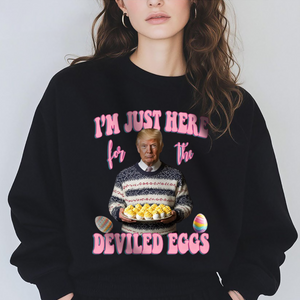 Trump's Just Here Delived Eggs Easter Day To You Shirt LM32 65299