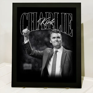 Charlie Kirk A True Hero Retro Style Picture Frame HO82 65788