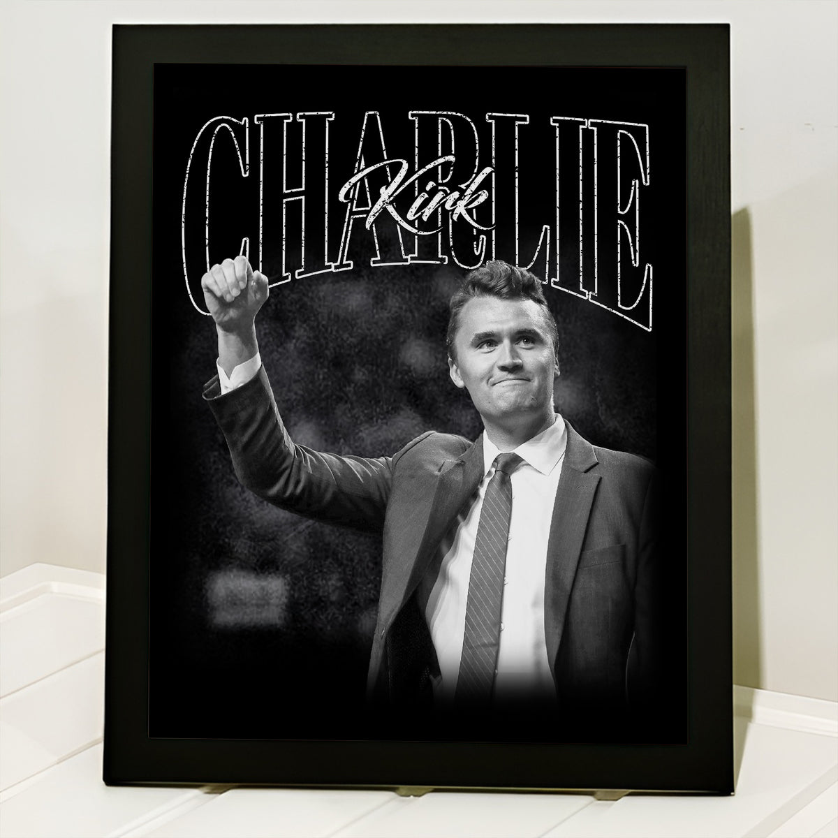Charlie Kirk A True Hero Retro Style Picture Frame HO82 65788