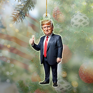 Trump-Inspired Acrylic Christmas & Halloween Acrylic Ornament HA75 63872