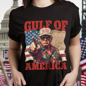 President Trump Gulf of America, Gulf of Mexico to Gulf of America Dark Shirt HA75 64330