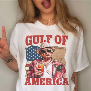 President Trump Gulf of America, Gulf of Mexico to Gulf of America Bright Shirt HA75 64332