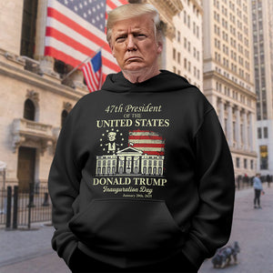 President Donald Trump Inauguration Day 2025 Dark Shirt For Trump Fans LM32 65241