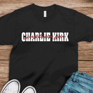Justice for Charlie Kirk Dark Shirt HA75 64600