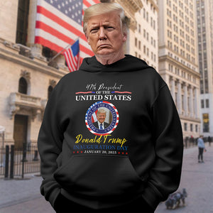 President Donald Trump Inauguration Day 2025 Dark Shirt HO82 65650