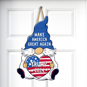 Make America Great Again - US Elections Home Decor Wood Sign, House Warming Gift For Trump Supporters HO82 62900