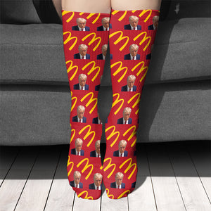 Trump Magadonald Trump 2024 Republican MAGA Socks HO82 65520