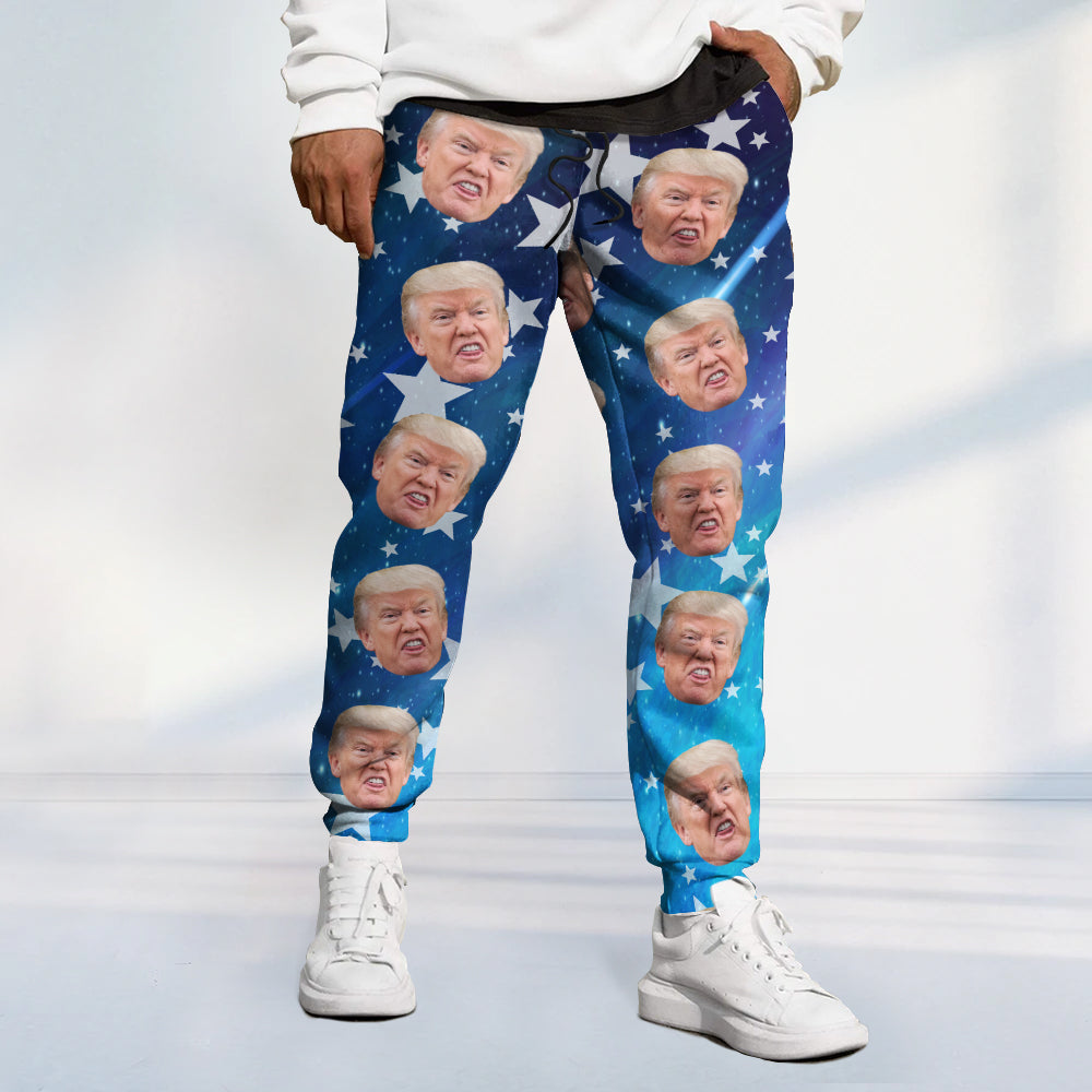 Custom Trump Face Galaxy For Christmas Sweatpants HO82 65420