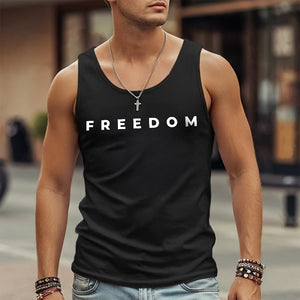 Charlie Kirk Freedom Black Tanktop HA75 64510