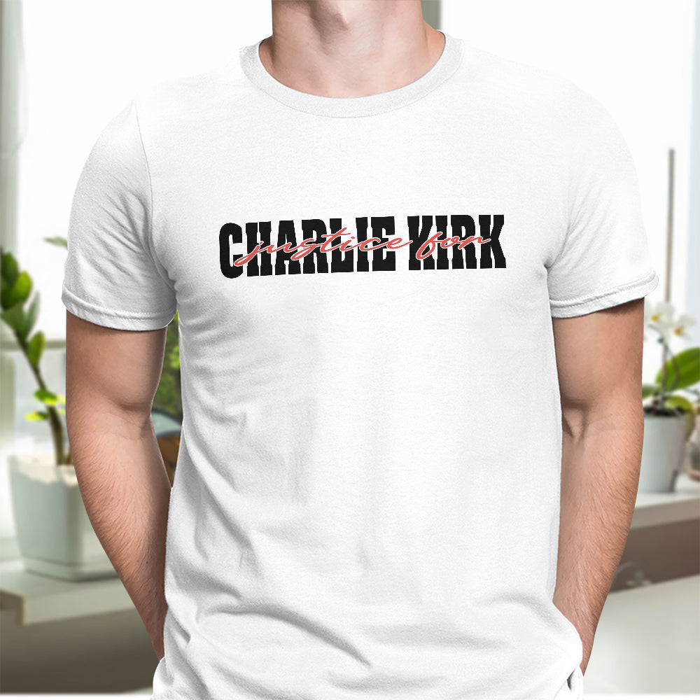 Justice for Charlie Kirk Bright Shirt HA75 64598
