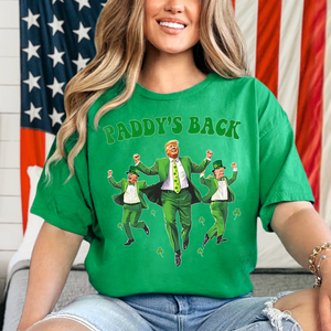 Trump Paddy's Back 2025 St. Patrick's Day Shirt LM32 65285