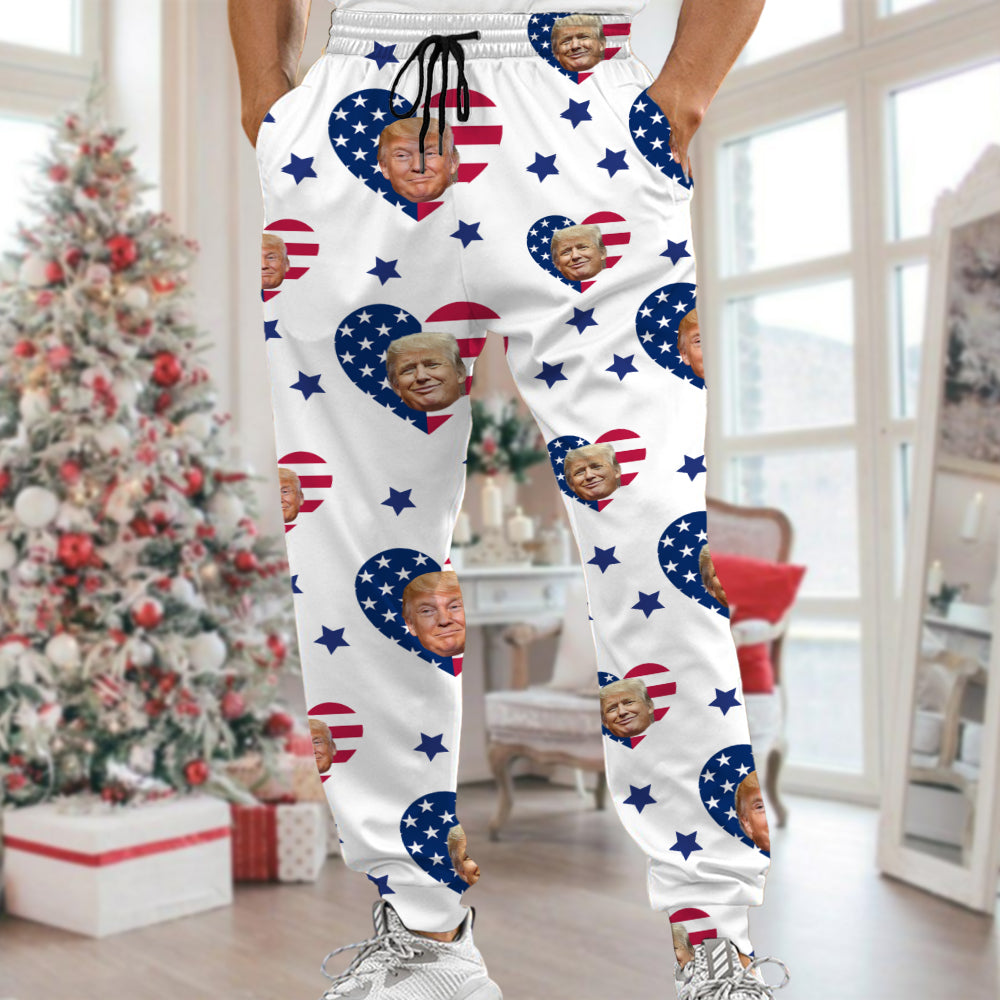 Funny Trump Face Sweatpants Christmas Gift For Trump Lovers HO82 67000