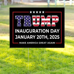 Trump Make America Great Again Inauguration Day Yard Sign HA75 64264