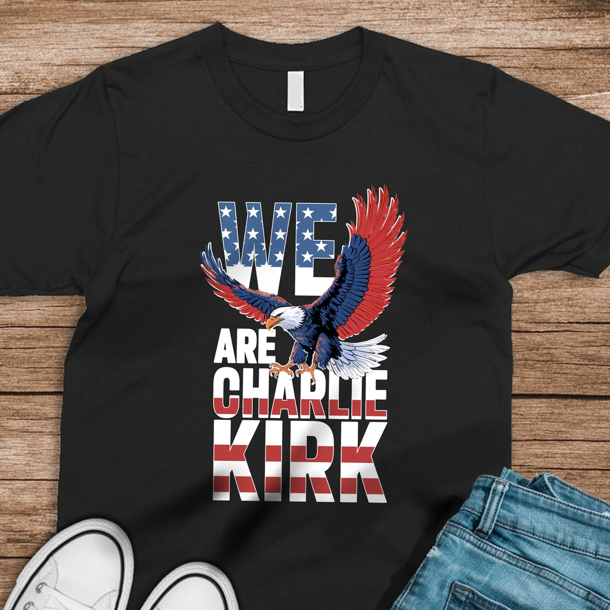 We Are Charlie Kirk American Patriot Dark Shirt HO82 65982