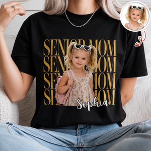 Custom Photo Senior Mom Dark Shirt 2026, Proud Senior Mom Gift, Senior Mom Graduation Shirts HO82 903306