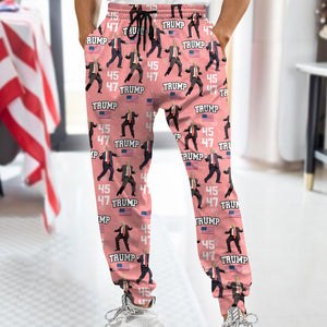 Trump 45 47 Dancing Trump Valentine's Day Gift Sweatpants HA75 64250