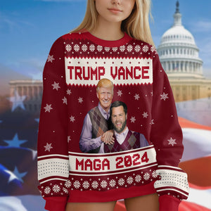 Trump Vance Maga 2024 Ugly Sweater HA75 63938