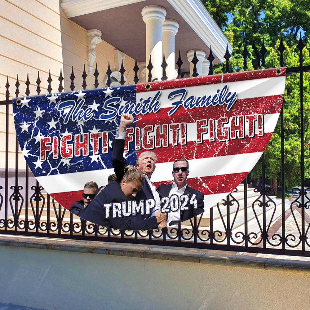 Fi**t Fi**t Fi**t Legends Never D** Donald Trump Non-Pleated Fan Flag HO82 63284