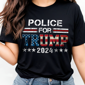 Dad Grandpa Veterans For Trump 2024 American Flag Camo Dark Shirt HO82 62906