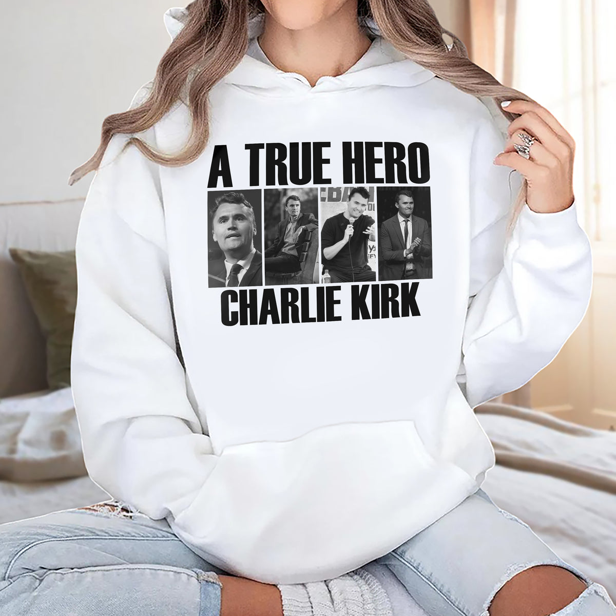 A True Hero Charlie Kirk Rest In Peace Bright Shirt HO82 65766