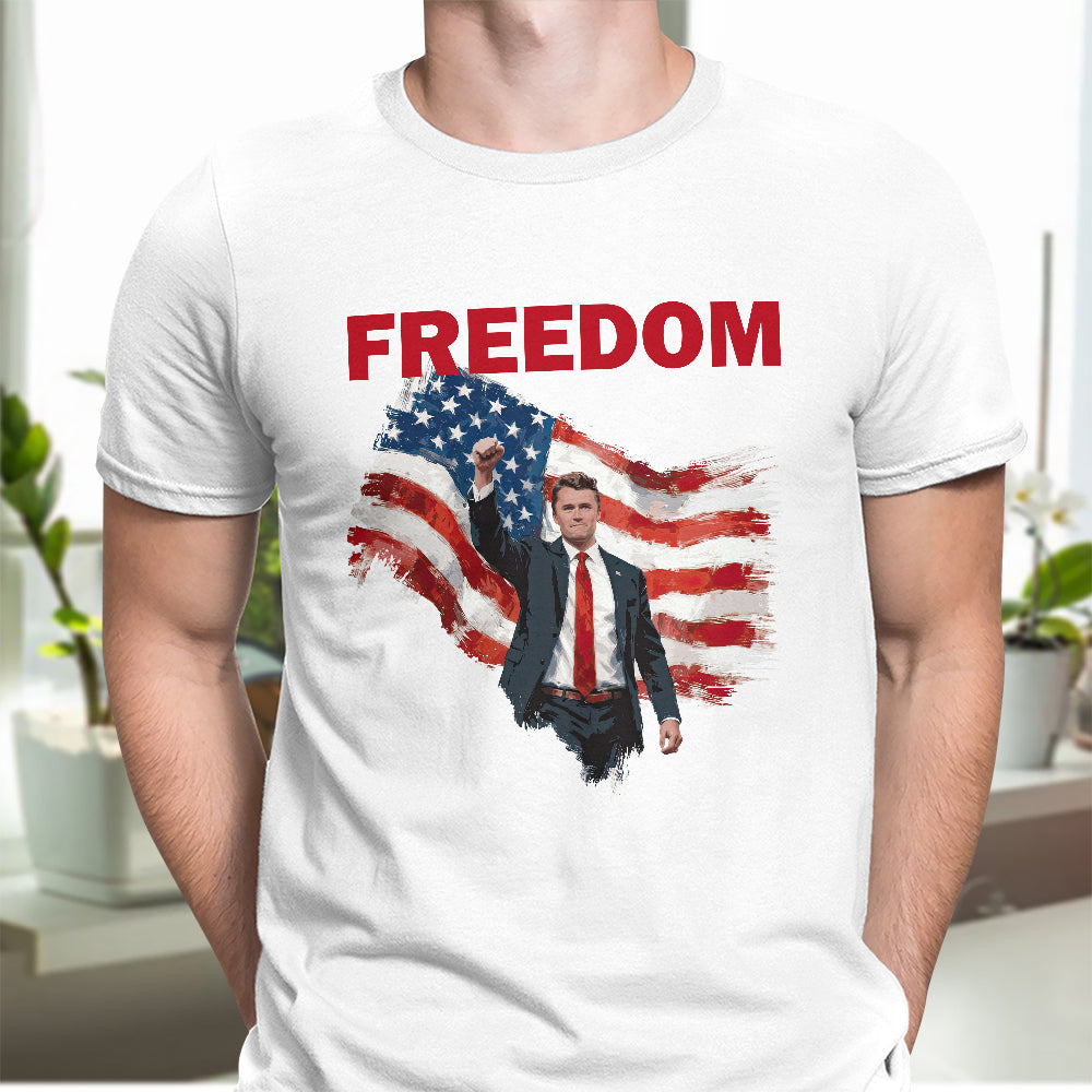 Freedom Stand With Charlie Kirk Bright Shirt HA75 64570