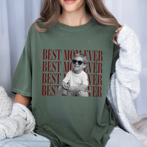 Personalized Vintage Photo Best Dad Mom Ever Comfort Shirt HA75 921276