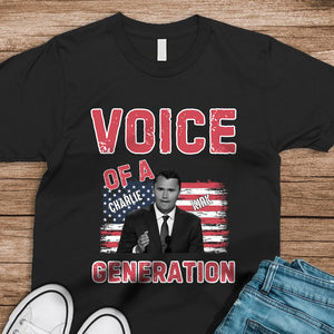Voice Of A Generation Charlie Kirk Dark Shirt HO82 65958