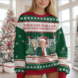 I Look For A Great Christmas With You Ugly Sweater HA75 64036