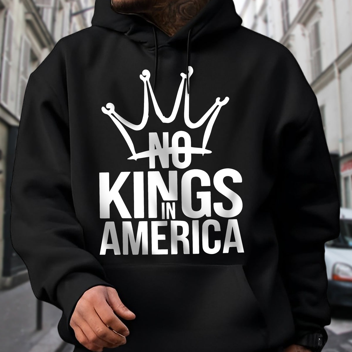 No Kings In America Dark Shirt