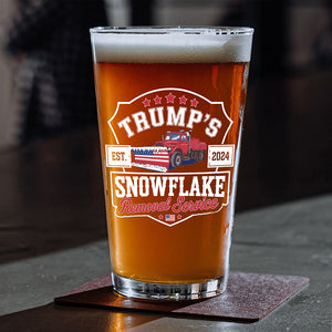 Trumps Snowflake 2024, Snowflake Removal Trump Beer Glass HA75 67170