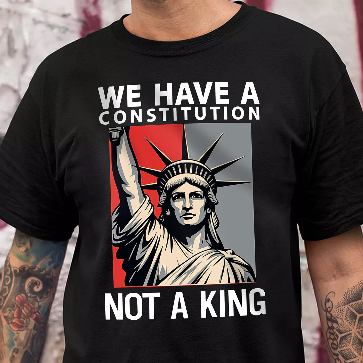 We Have A Constitution Not A King Dark Shirt