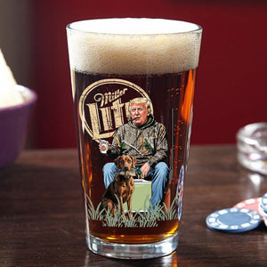 Trump Duck Hunting Beer Glass TH10 64003