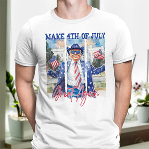 Make 4th July Great Trump Bright Shirt TH10 64371