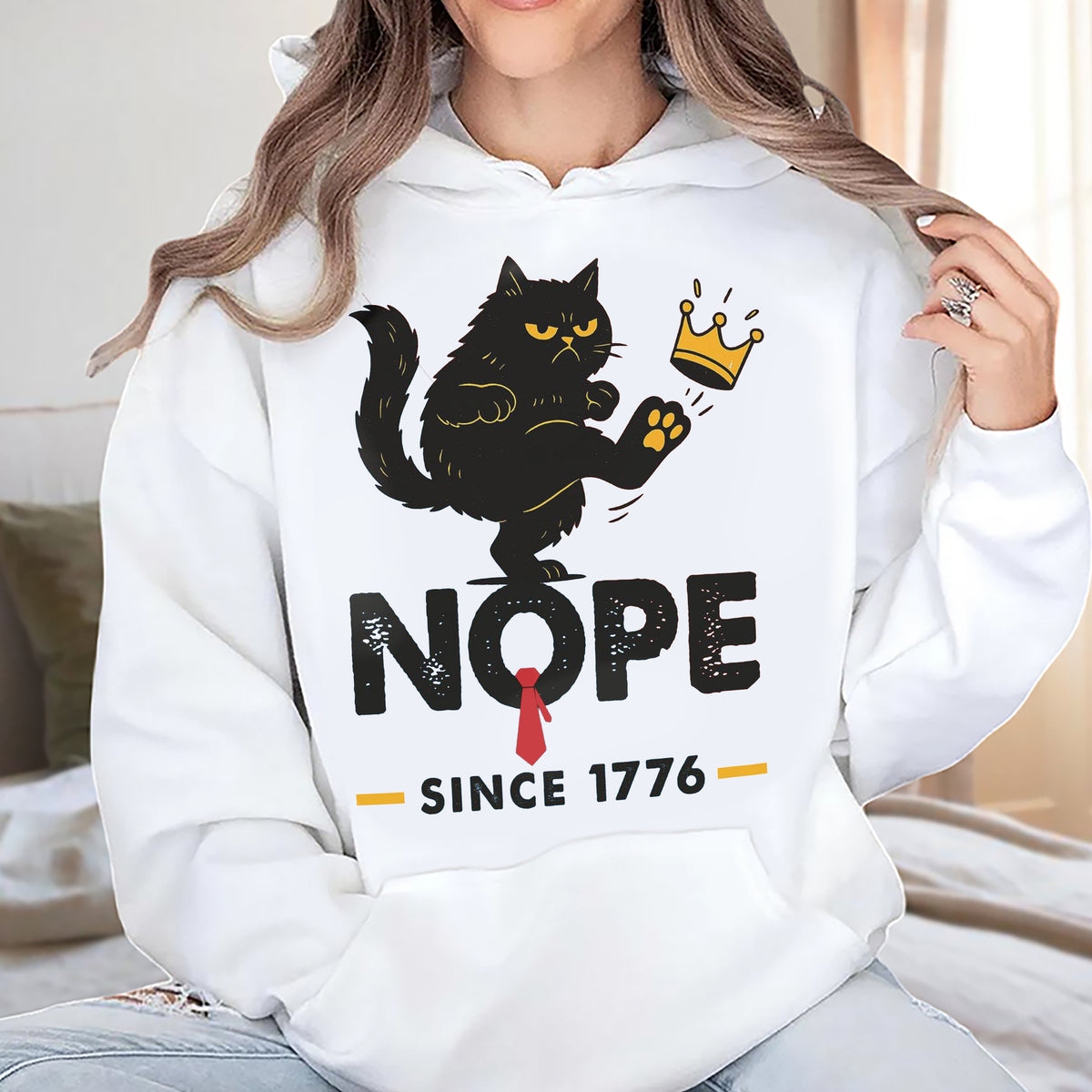 Nope King Since 1776 Bright Shirt