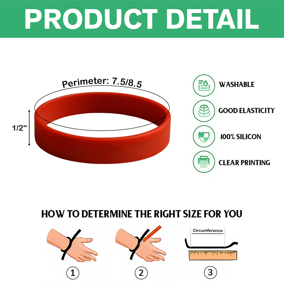 Charlie Kirk "Be Better Work Harder" Bracelet LM32 65767