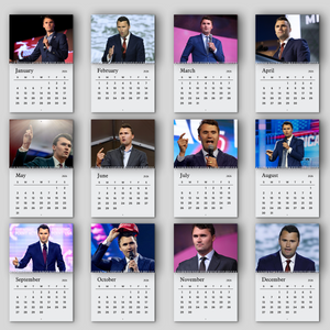 Charlie Kirk Calendar 2026 Turning Point USA Inspirational Wall Calendar LM32 65791