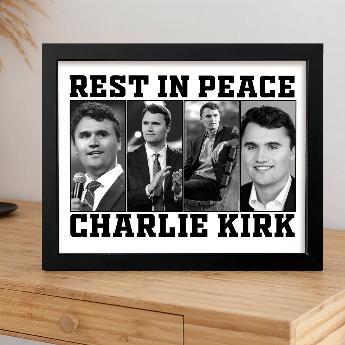 Rest In Peace For Charlie Kirk Memorial Picture Frame HO82 65738