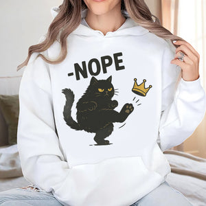 Nope King Since 1776 Black CAT Bright Shirt