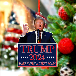 Trump 2024 Make America Great Again Acrylic Ornament HO82 65408