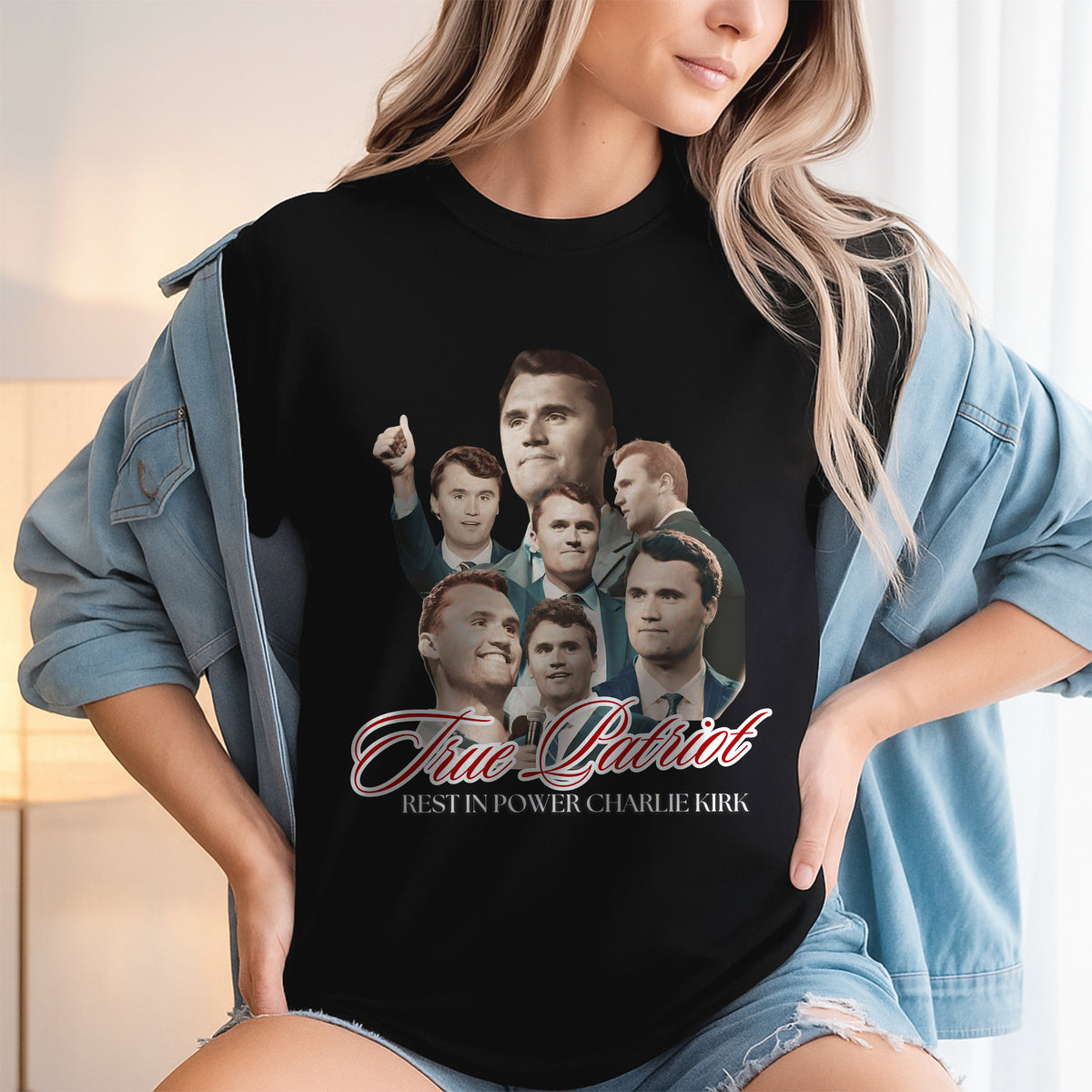 True Patriot Rest In Power Charlie Kirk Dark Shirt HO82 65810