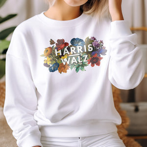 Kamala Harris 2024 Floral Feminine Women Kamala 2024 Bright Shirt HO82 65104