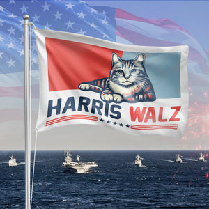 Harris Walz 2024 Obviously - Harris For President 2024 Banner Flag HA75 63468