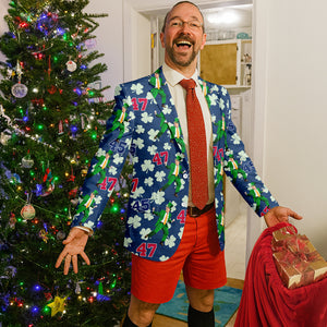 Custom Trump 45-47 Shamrock Patrick's Day Men's Suit HO82 66030