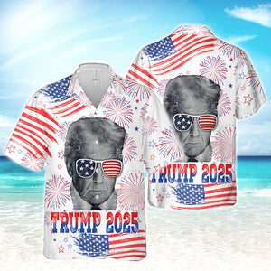 Trump 2025 Independence Day American Hawaii Shirt LM32 65255