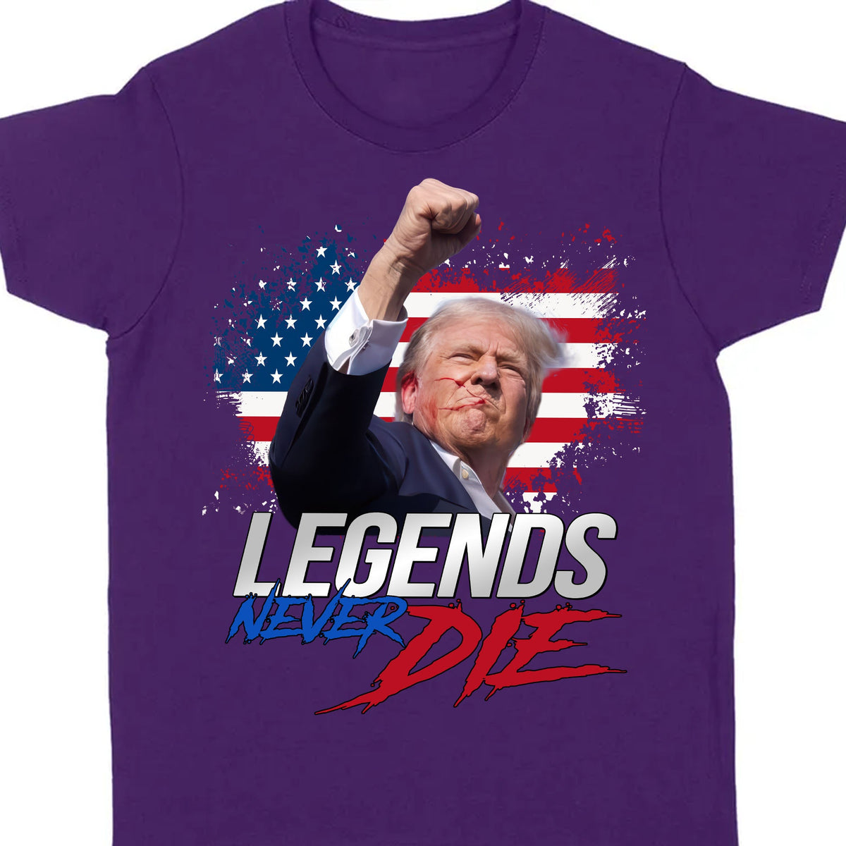 Trump Legends Never D** | Trump Fi**t 2024 Shirt Pennsylvania Rally | Shirt Dark C1116 - GOP
