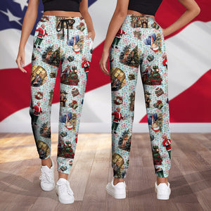 Trump Cartoon Funny MAGA Christmas Gift Sweatpants LM32 63967