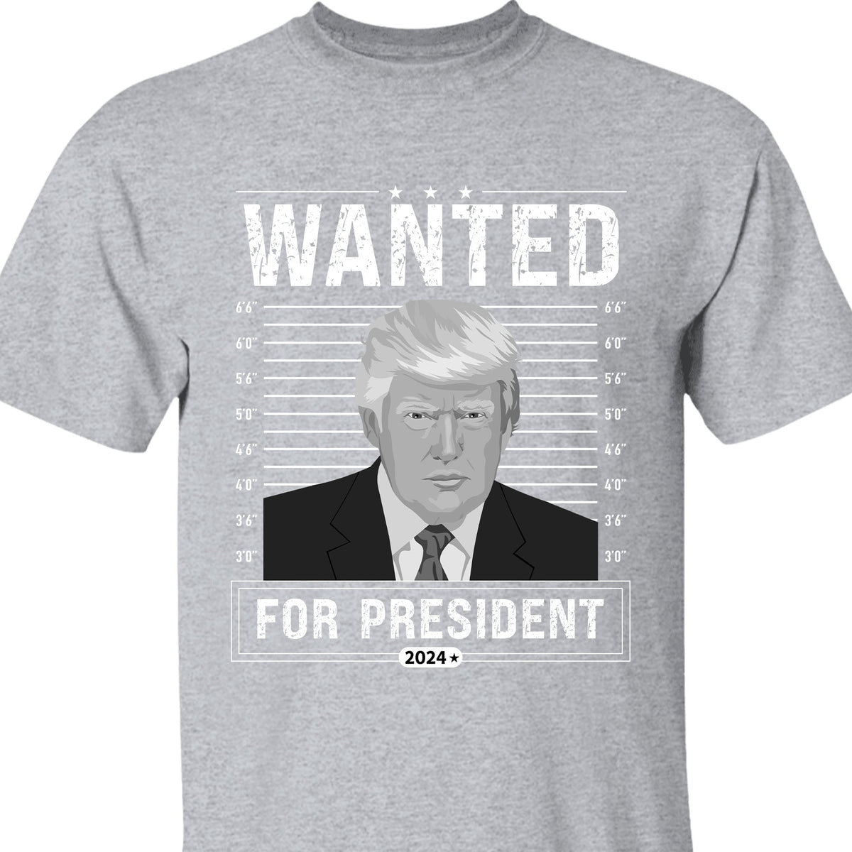 Wanted For President Shirt | Donald Trump Homage Shirt | Donald Trump Fan Tees C902 - GOP